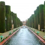 Arte topiario en los Jardines Reales del Alcázar de los Reyes Católicos en Córdoba