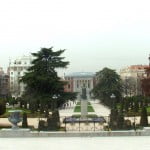 Arte topiario en la entrada al Jardín del Parterre en el Parque del Buen Retiro-Madrid.
