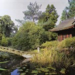 Tatton Park, Cheshire, panorama jardín japonés 1910. Foto: Libro Gdes. Jardines de Europa-Ehrenfried Kluckert.