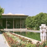 Palacio Chehel-sotoon en Isfahan, Iran. 1647. Foto: Wikipedia. Palacio Chehel-sotoon en Isfahan, Iran. 1647. Foto: Wikipedia.
