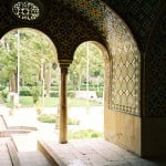jardín persa en el Palacio de Golestan en. Foto: Wikipedia. jardín persa en el Palacio de Golestan en. Foto: Wikipedia.