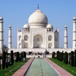 Taj Mahal, la mejor representación del jardín persa. Taj Mahal en Agra-India, la mejor representación del jardín persa. Foto: Wikipedia.