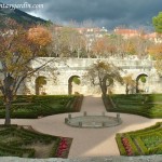 Jardín del Monasterio de El Escorial en otoño