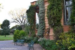El jardín de la Villa Ocampo en San Isidro