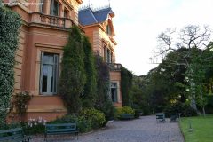 El jardín de la Villa Ocampo en San Isidro