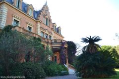 Vistas de la fachada desde el jardín