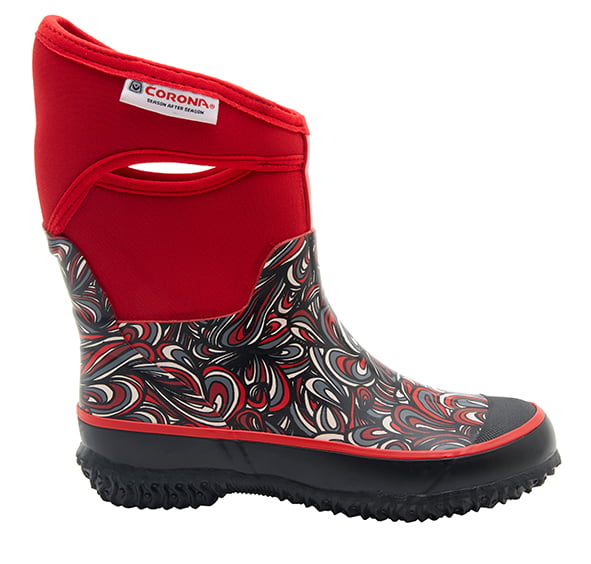 Bota de goma y neopreno para el trabajo en el jardín